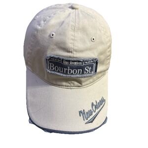 Bourbon Street Distressed New Orleans Trucker/baseball Cap